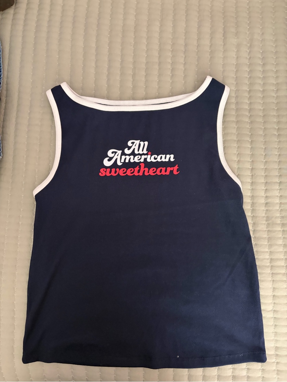 Dark Blue Tank Top
